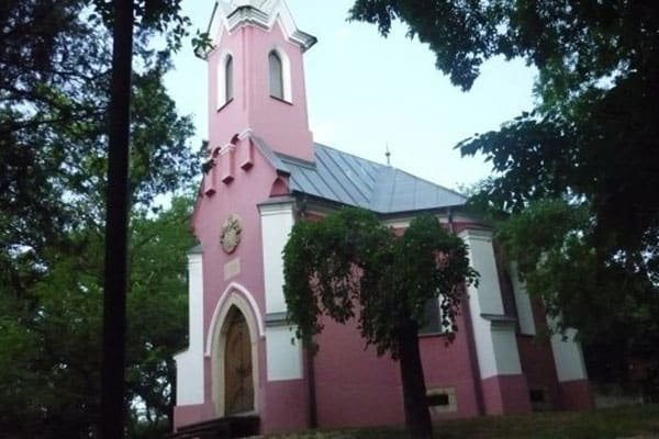Rot und blau Kapelle