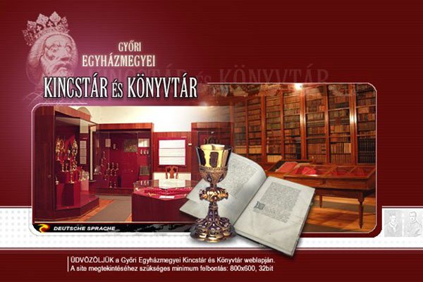 Győri Egyházmegyei Kincstár, Könyvtár és Kőtár