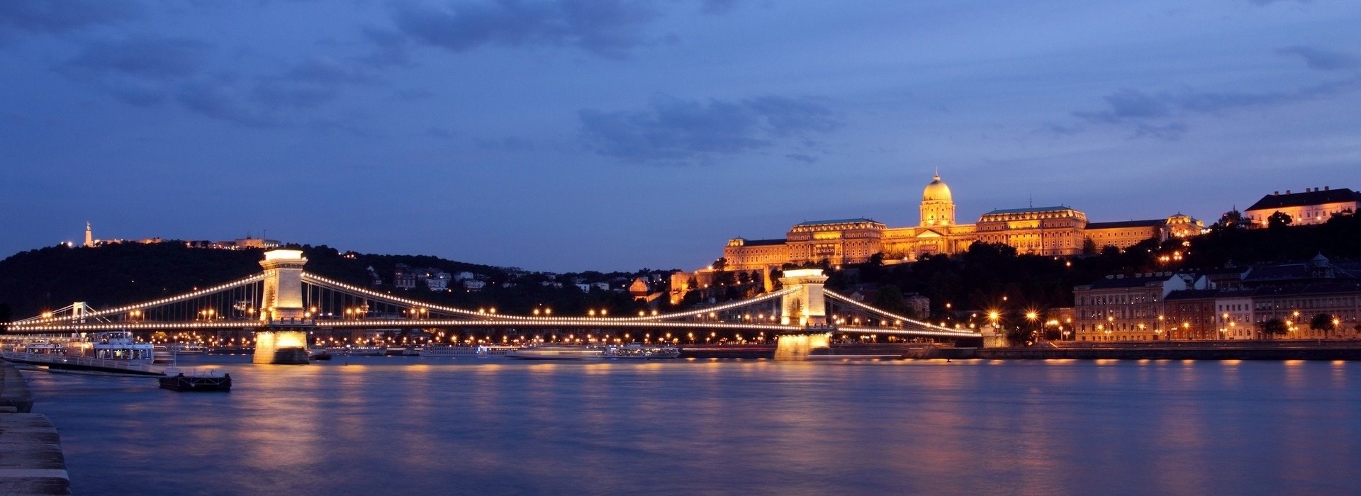 Das Donauufer in Buda